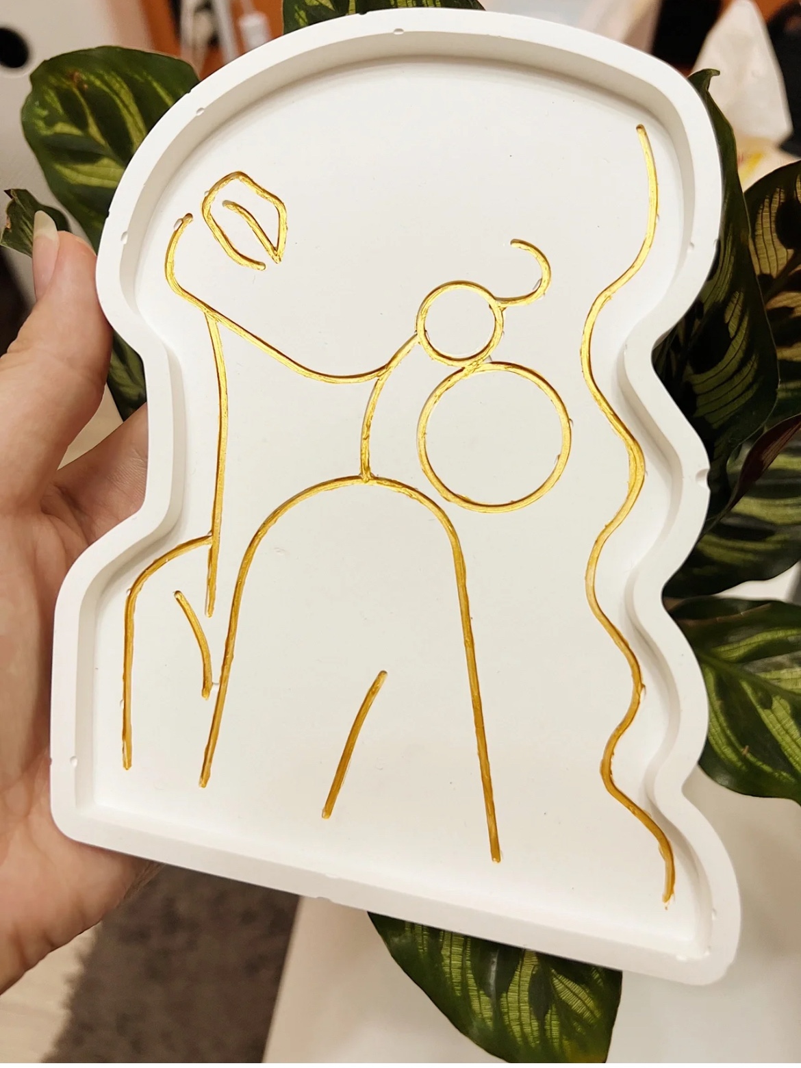 Body Jewelry Storage - Plaster Tray Silicone Mold Jesmonite Jewelry
