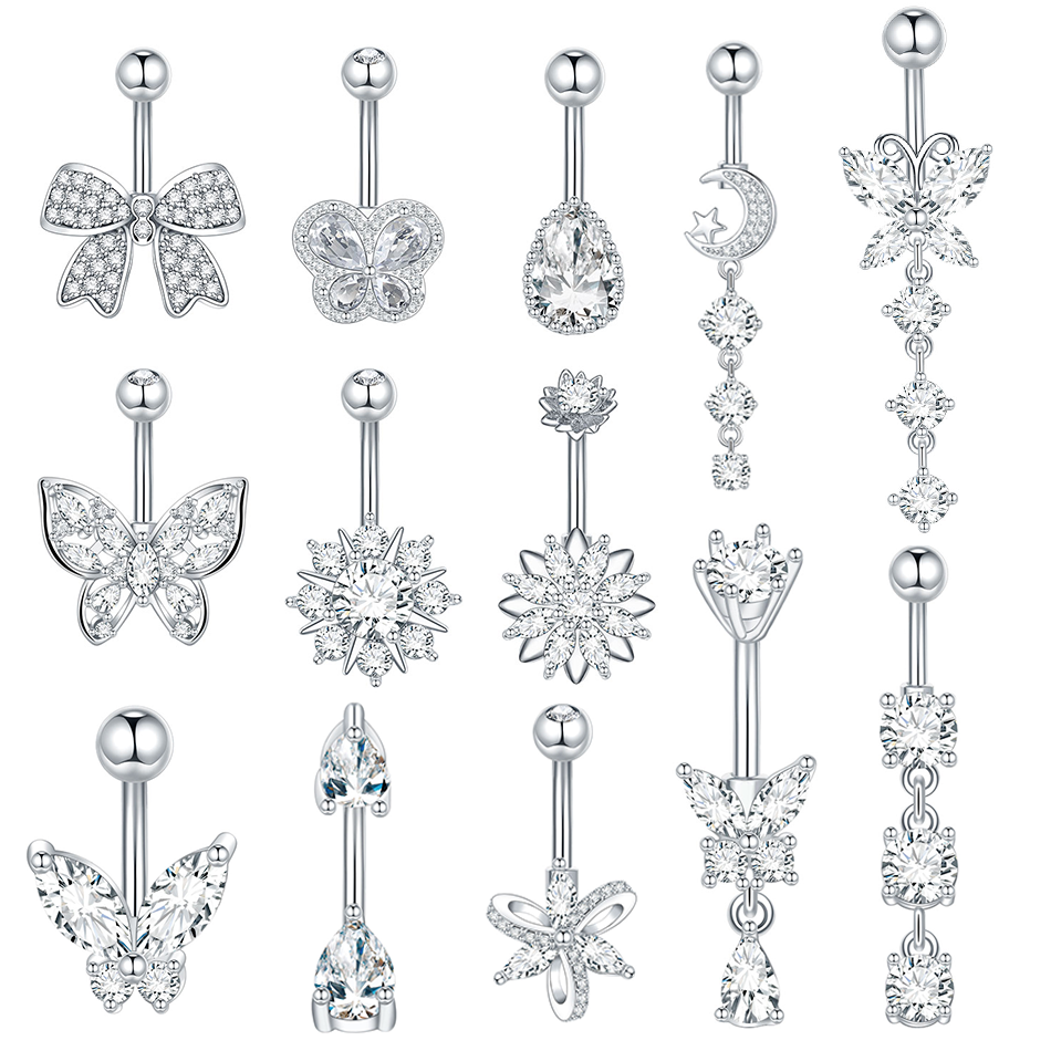 Belly Bar Titanium - ﻿ 1pc Belly Button Piercing for