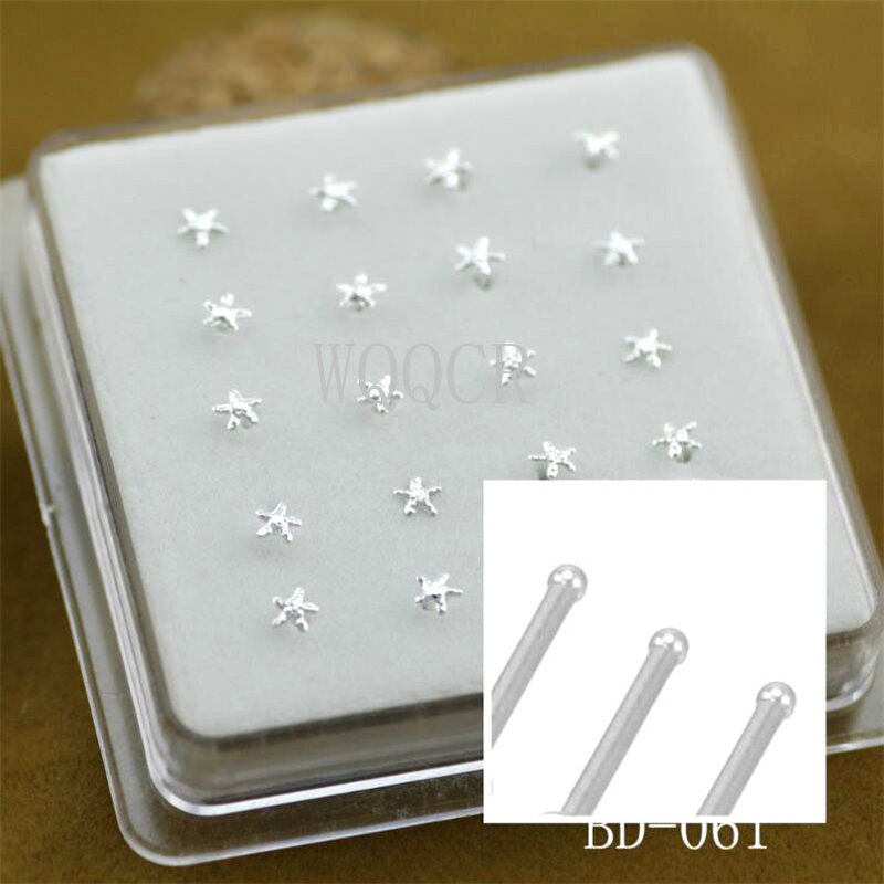 Body Jewelry Storage - 20pcs/box Frosted Surface Stars Shape of