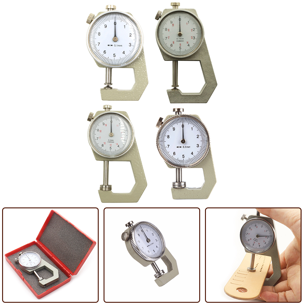 Body Jewelry Measurements - Leather Thickness Measuring Tool with Metal