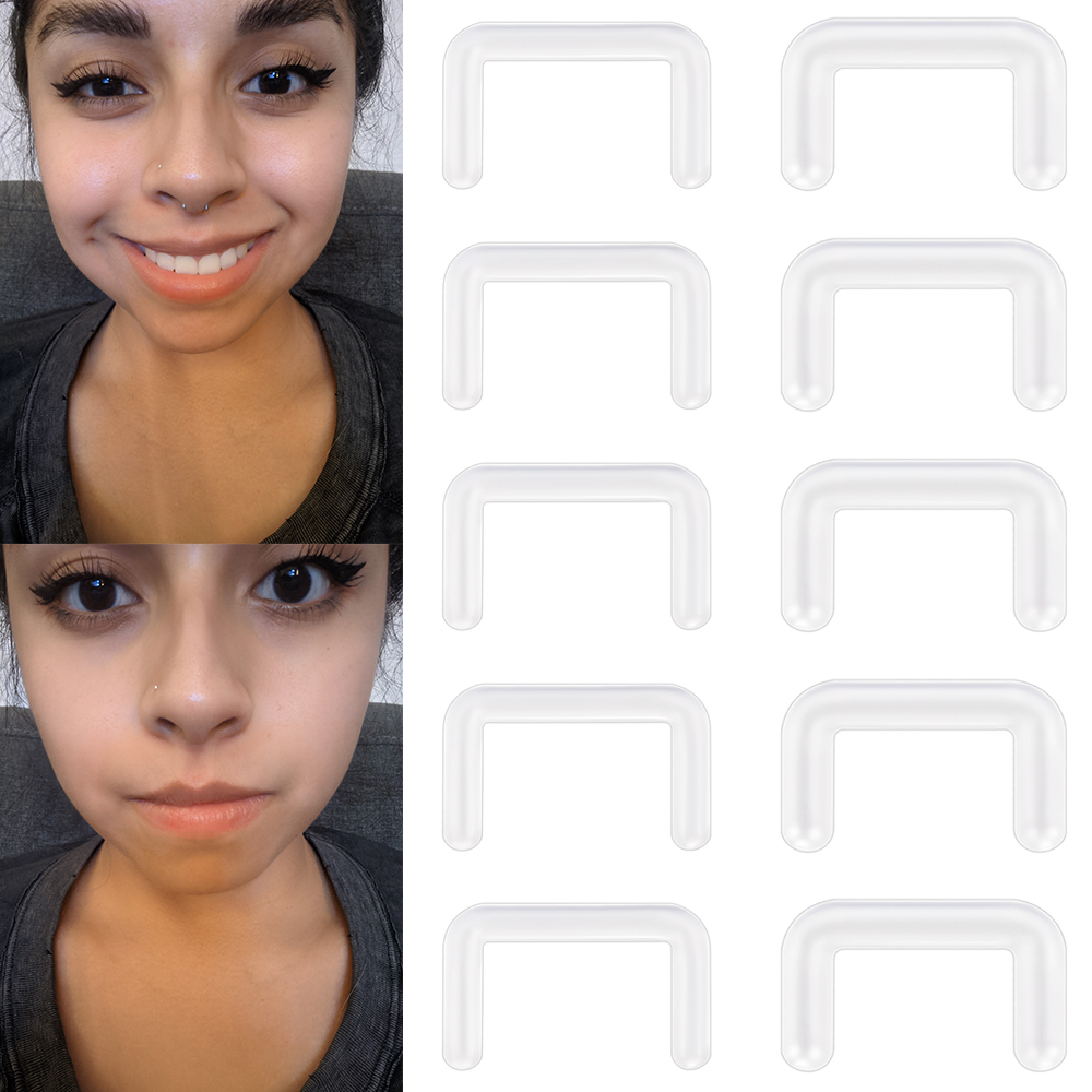 Body Jewelry Storage - 14/16G Septum Piercings Hider Acrylic Nose