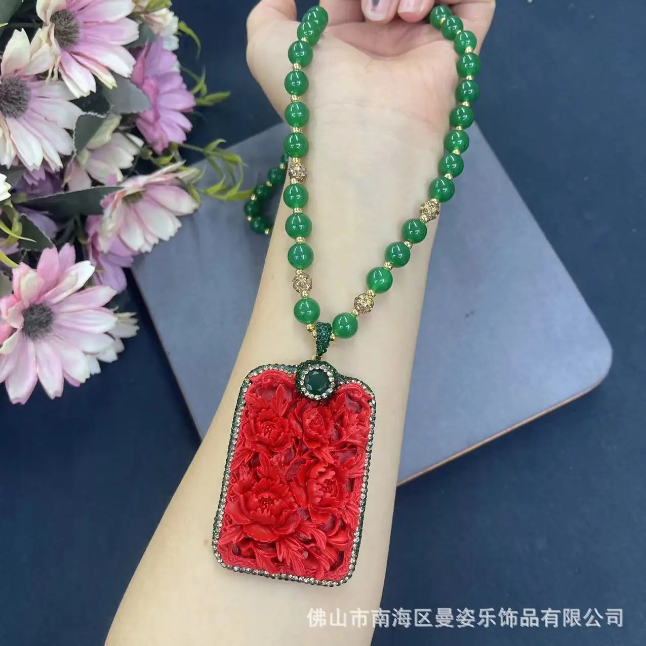 Body Jewelry Brands - New peony flower red brand sky