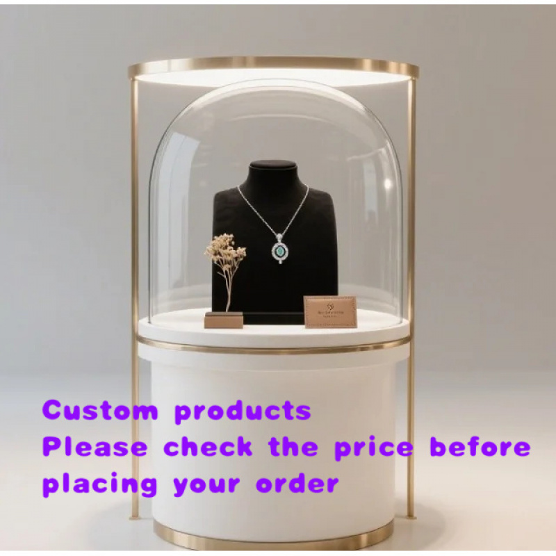 Body Jewelry Mall - custom.Luxury Double Dome Jewelry Display Pedestal