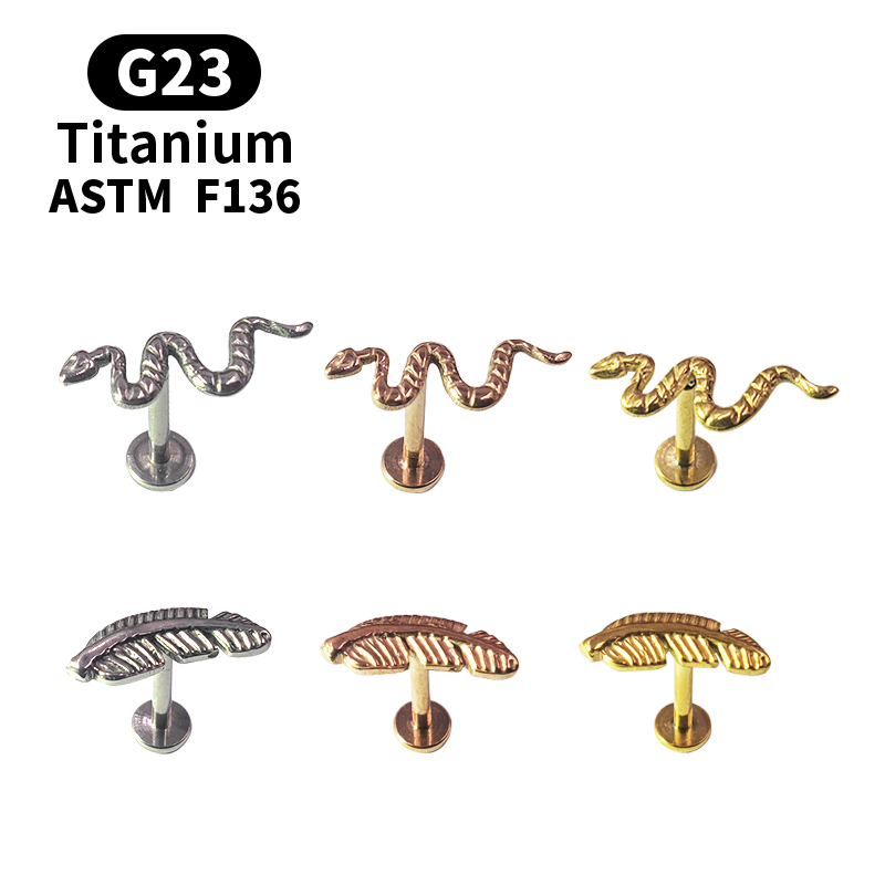 Body Jewelry Labret - Titanium G23 Labret Tragus Lip Rings