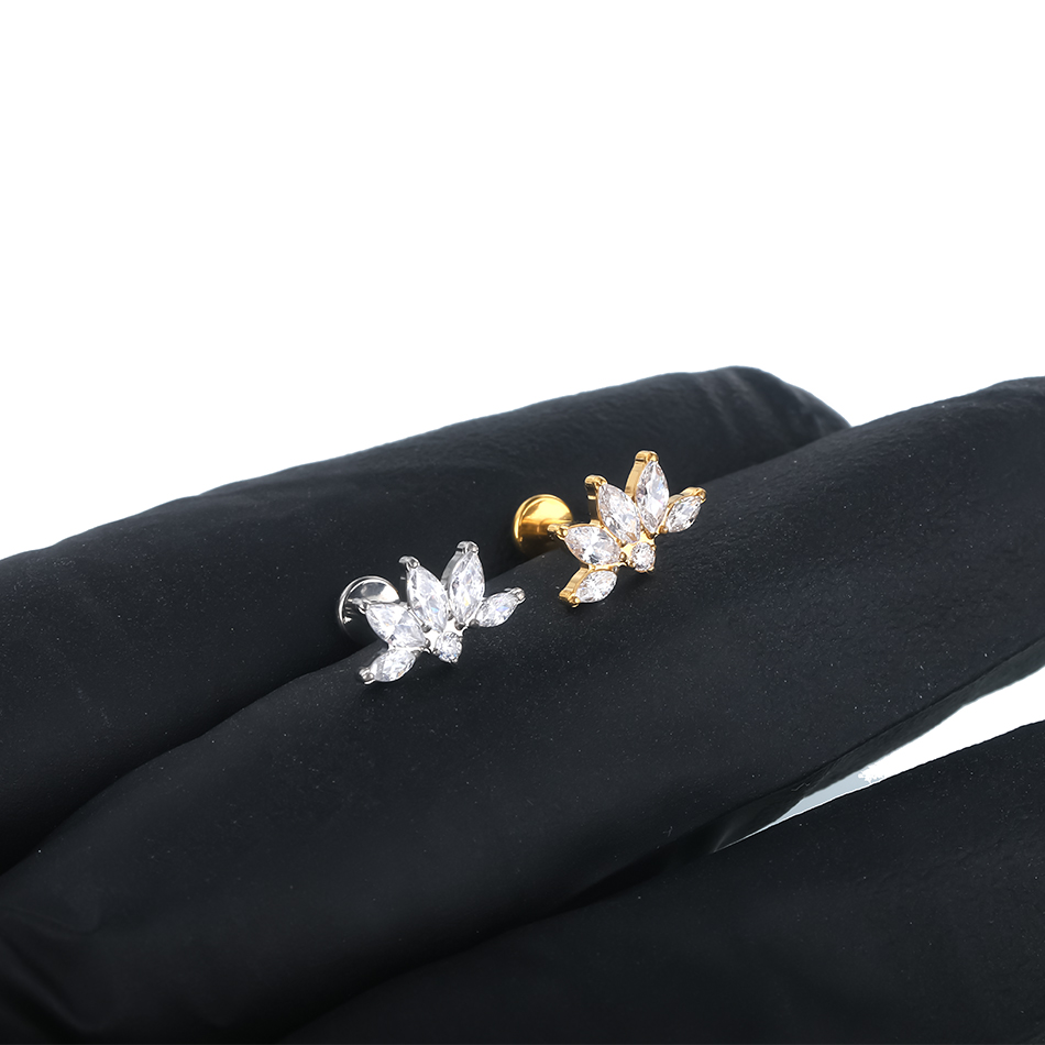 1/5pcs Implant Grade Titanium  - огляд і ціна Body Jewelry Labret
