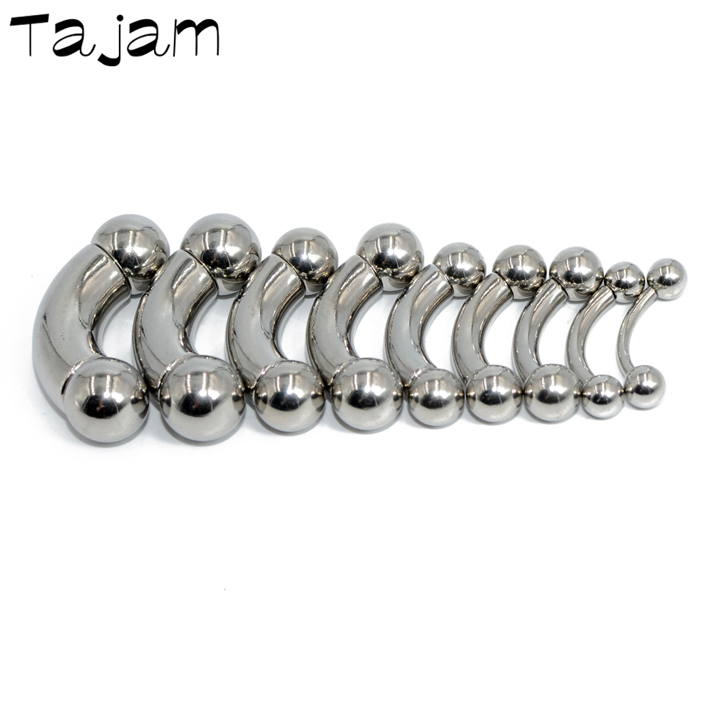 1PC Stainless Steel Straight B - огляд і ціна Nipple Bar Curved
