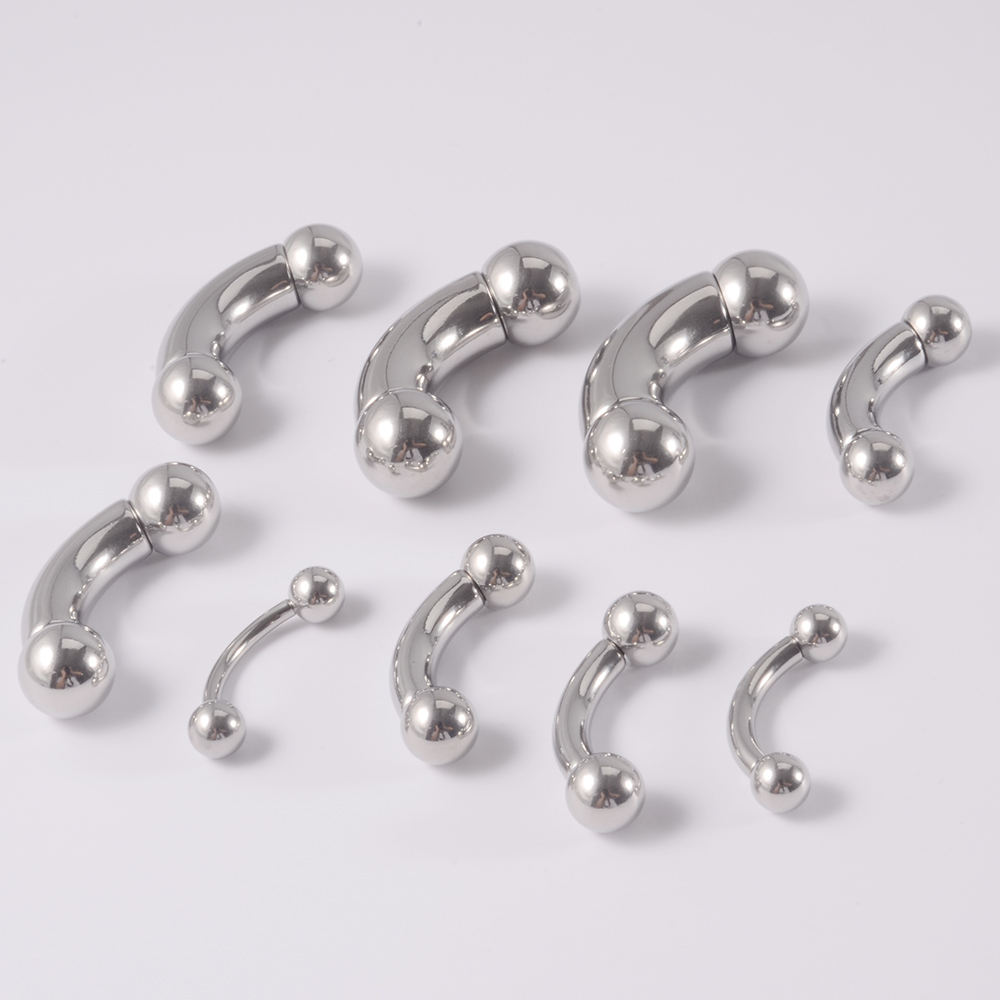 1PC Stainless Steel Straight B - огляд і ціна Nipple Bar Curved