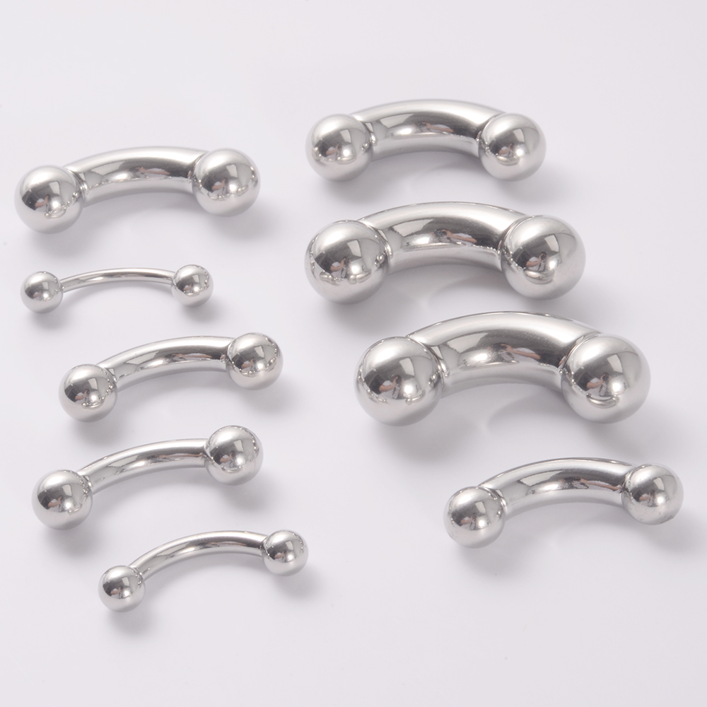1PC Stainless Steel Straight B - огляд і ціна Nipple Bar Curved