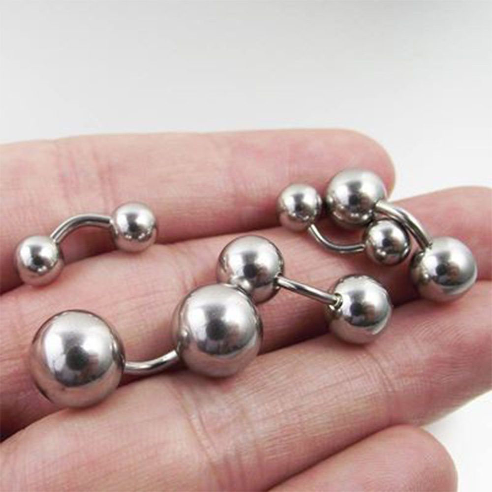 1 Pcs PA Nipple Vaginal Ring b - огляд і ціна Nipple Bar Curved
