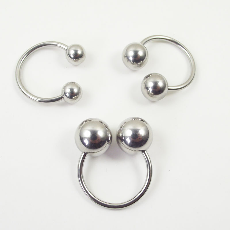 Big Ball Stainless Steel Barbe - огляд і ціна Nipple Bar Curved