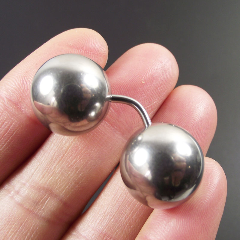 SaYao short bar Big Ball Stain - огляд і ціна Nipple Bar Curved