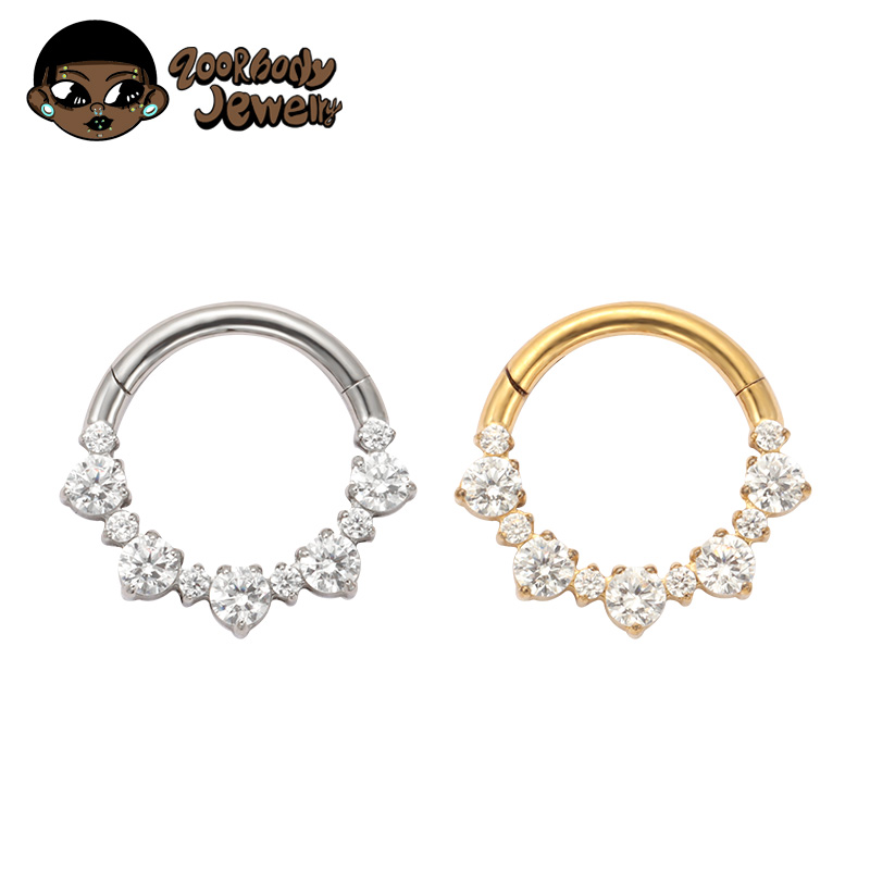 ASTM F136 TItanium Daith Click - огляд і ціна Belly Bar Titanium