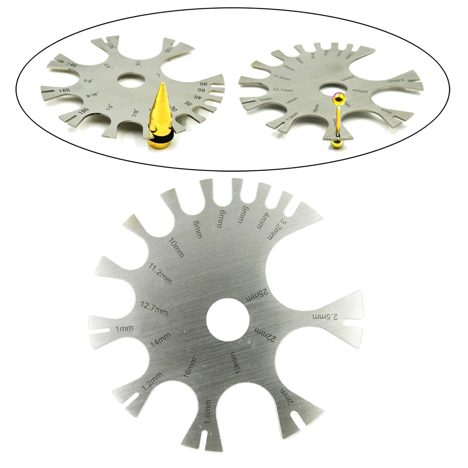 Body Jewelry Piercings Gauge P - огляд і ціна Body Jewelry Measurements