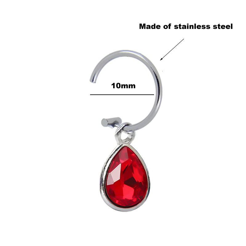 1Pc Fake Piercing Lip Clip Per - огляд і ціна Body Jewelry Labret