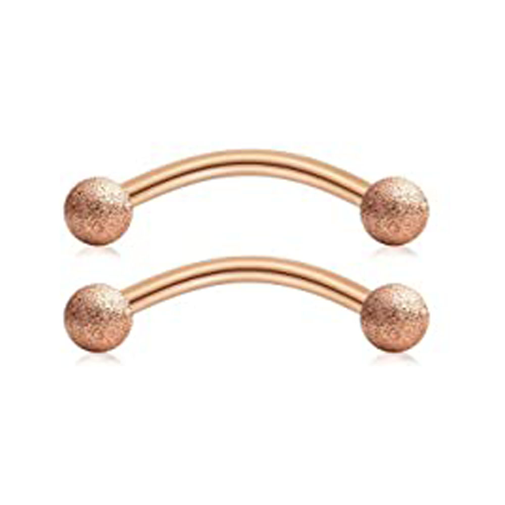 16G Stainless Steel Long Nippl - огляд і ціна Nipple Bar Curved