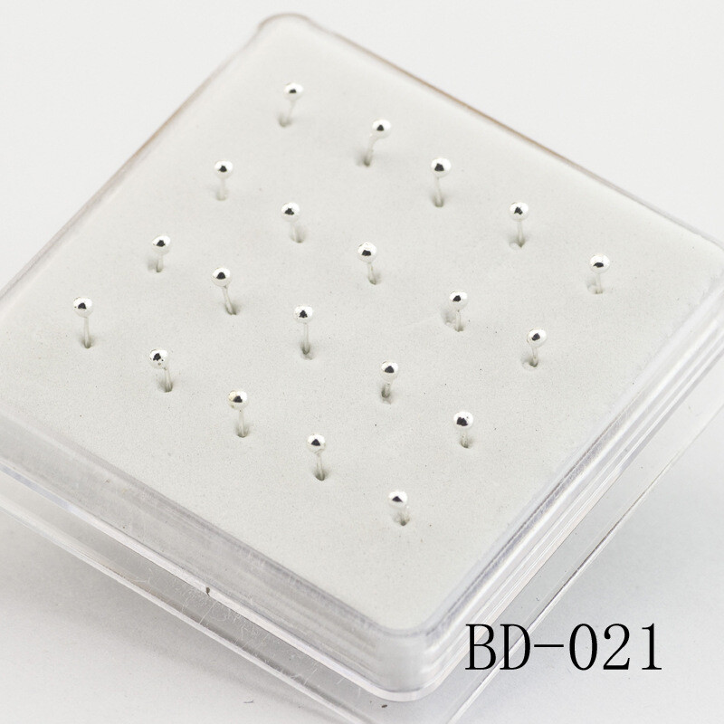 Silver Jewelry Box Nose Studs  - огляд і ціна Body Jewelry Storage