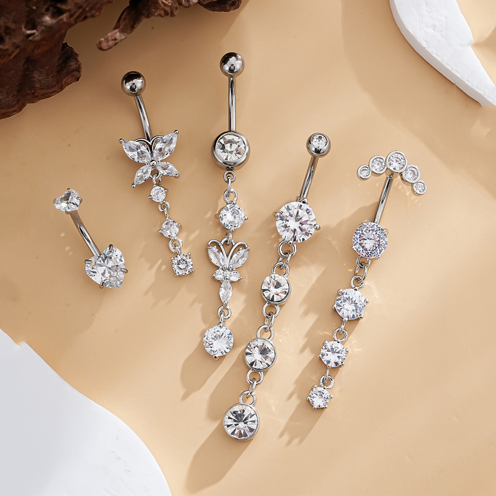 3-8pcs/lot Mixed-Style Belly B - огляд і ціна Belly Bar Titanium