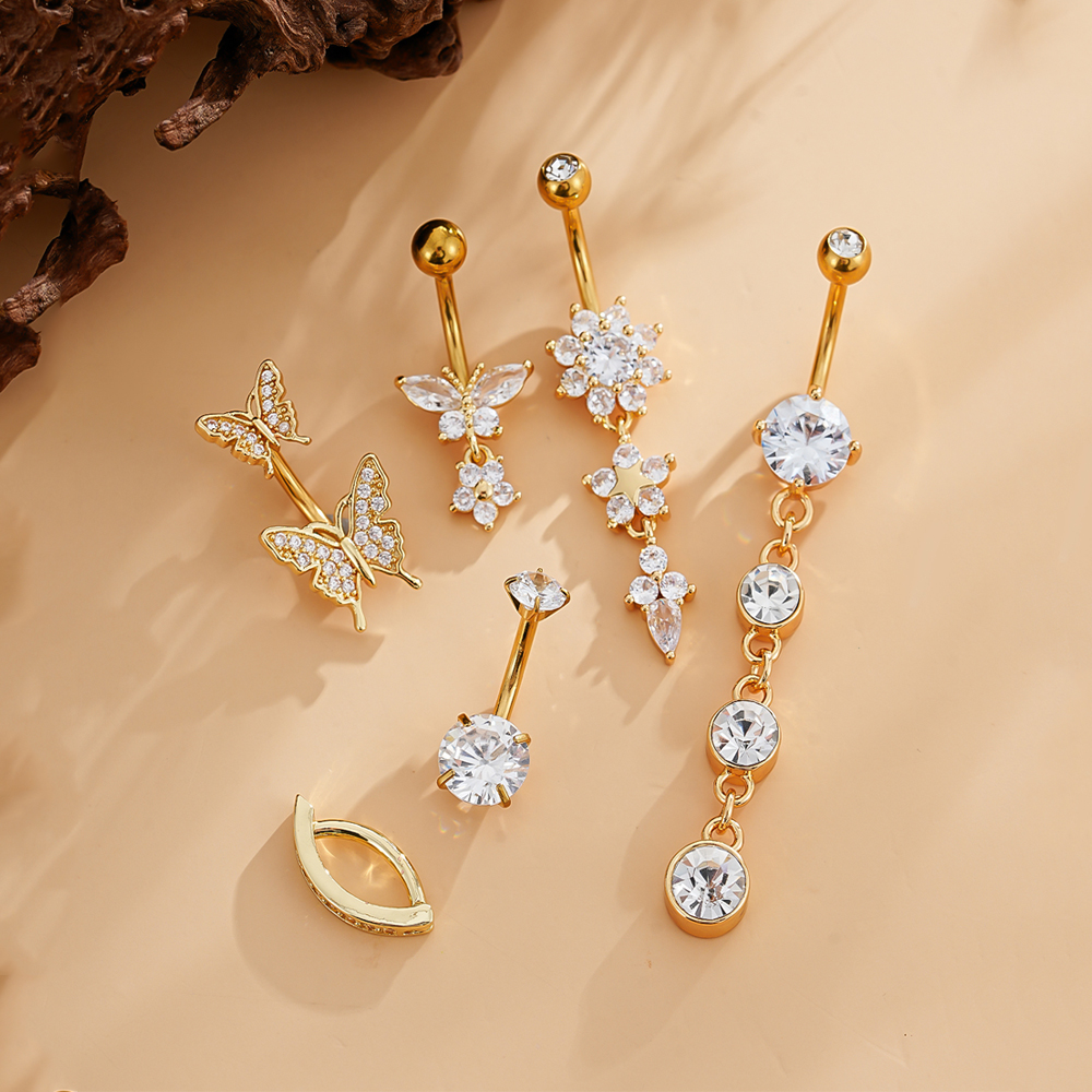 3-8pcs/lot Mixed-Style Belly B - огляд і ціна Belly Bar Titanium