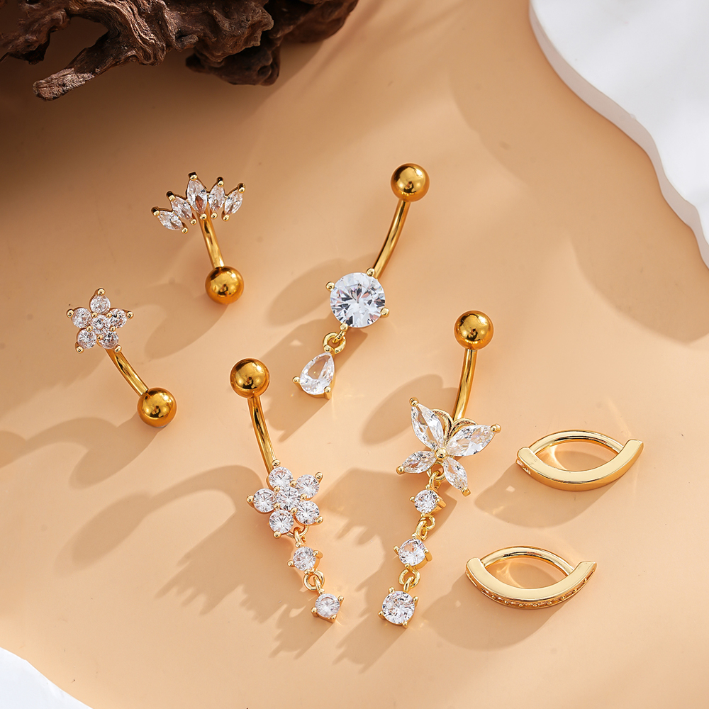 3-8pcs/lot Mixed-Style Belly B - огляд і ціна Belly Bar Titanium