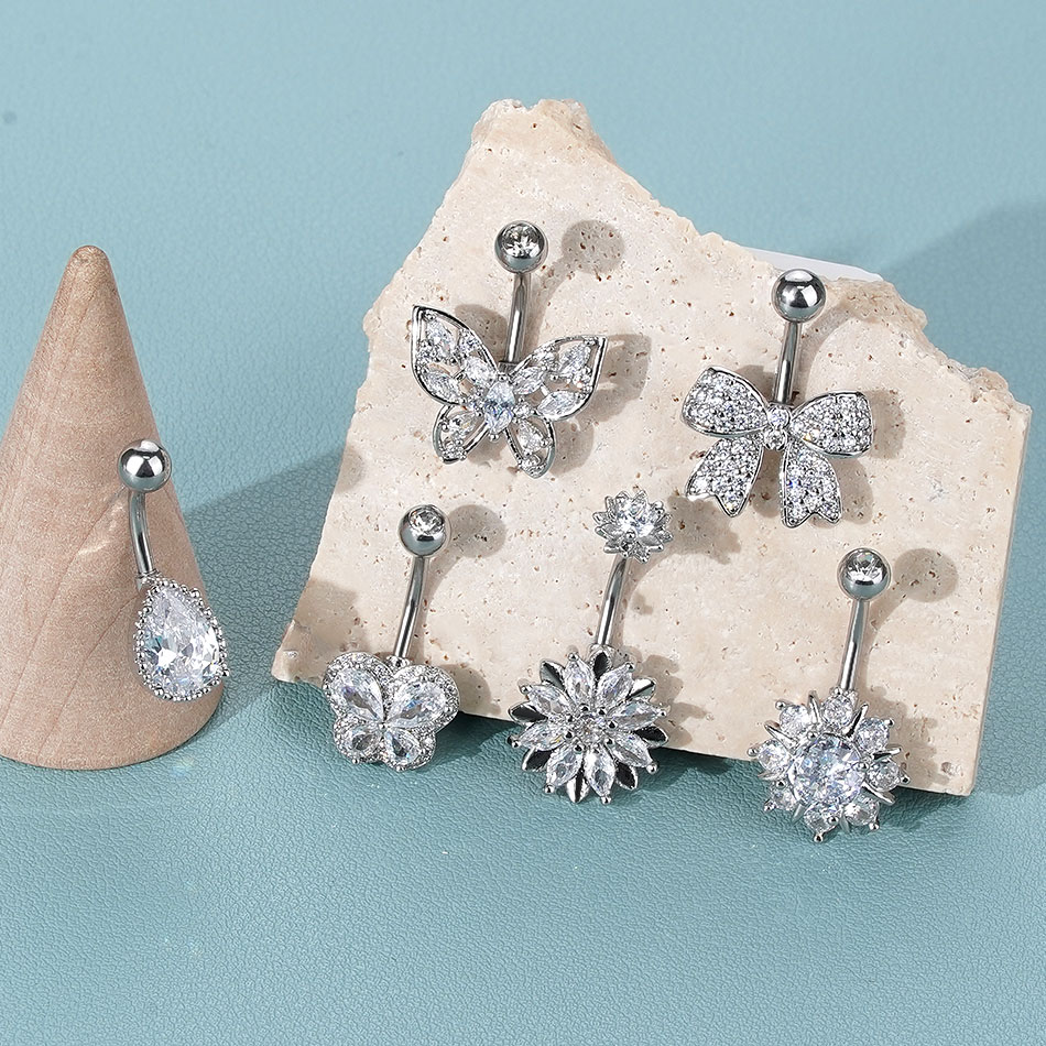  1pc Belly Button Piercing fo - огляд і ціна Belly Bar Titanium