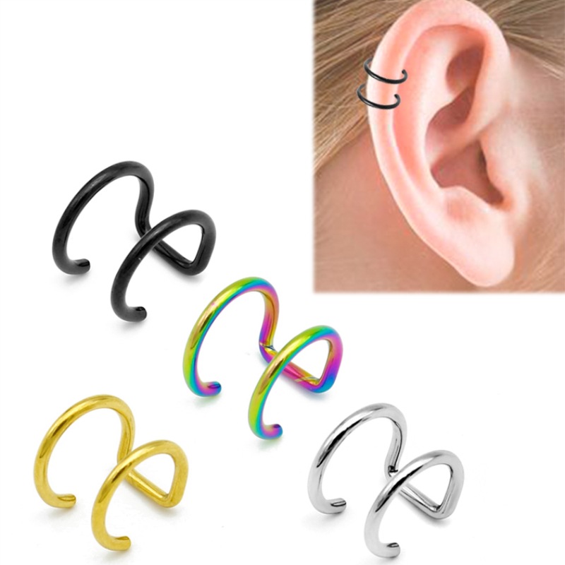 2Pcs 316L Stainless Steel Clip - огляд і ціна Body Jewelry Labret