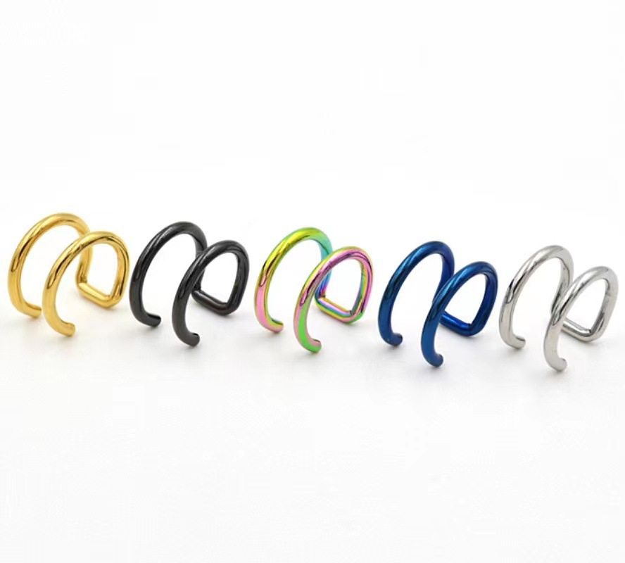 2Pcs 316L Stainless Steel Clip - огляд і ціна Body Jewelry Labret
