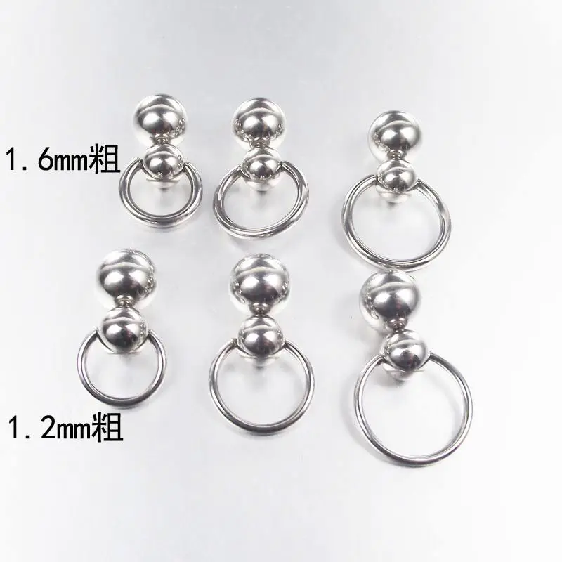 Stainless Steel Double Ball Cu - огляд і ціна Nipple Bar Curved