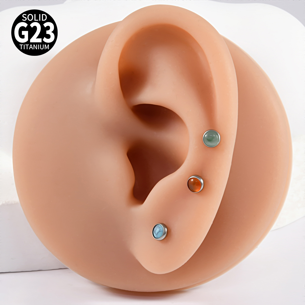 1PC 16g G23 Titanium Crystal&S - огляд і ціна Body Jewelry Labret