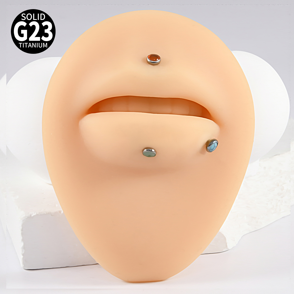 1PC 16g G23 Titanium Crystal&S - огляд і ціна Body Jewelry Labret