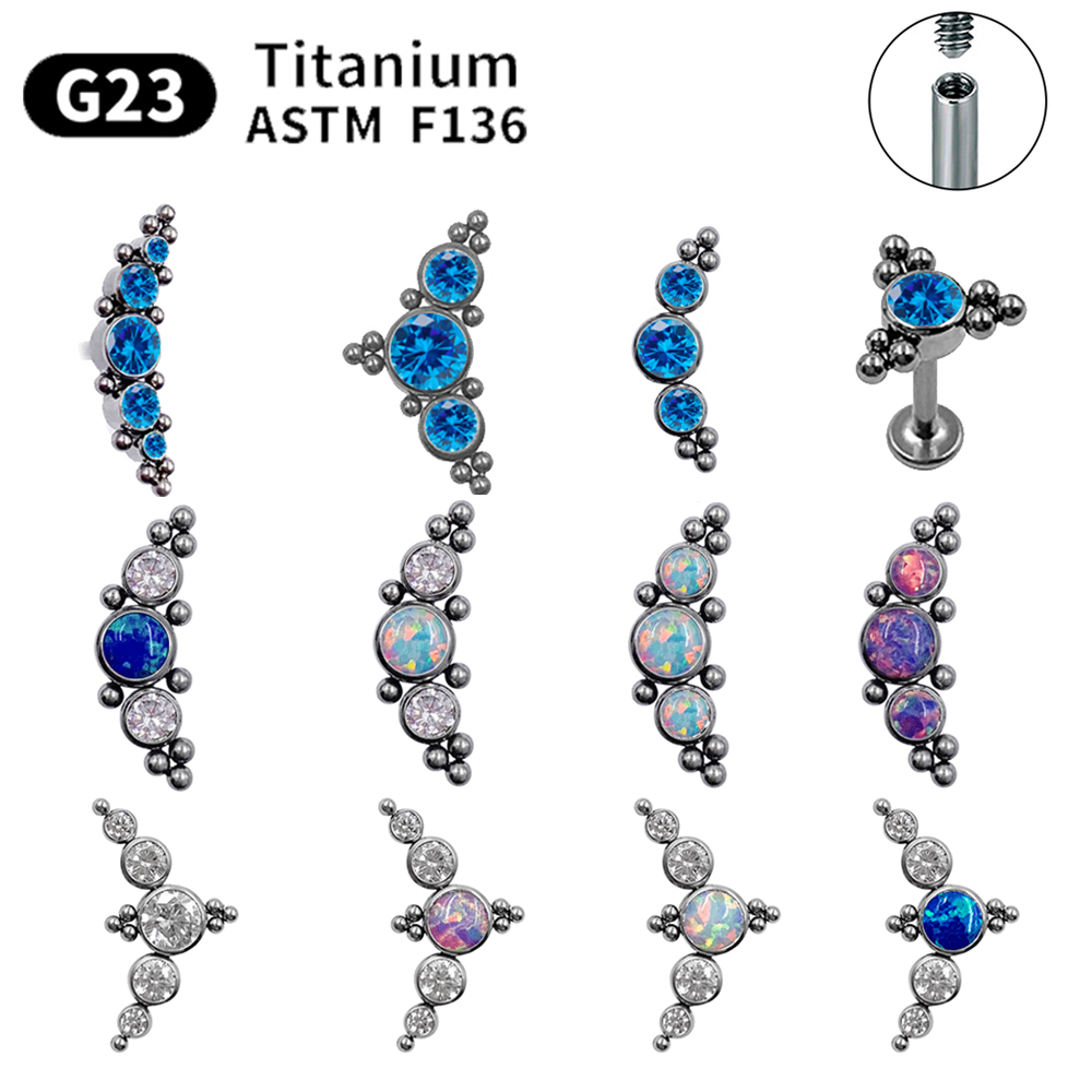 G23 Titanium Stud Earrings for - огляд і ціна Body Jewelry Labret