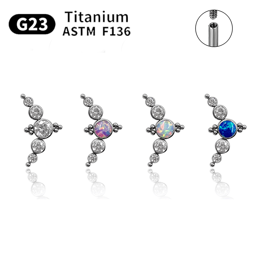 G23 Titanium Stud Earrings for - огляд і ціна Body Jewelry Labret