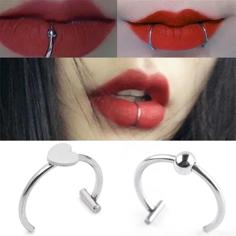 1Pc Stainless Steel Fake Nose  - огляд і ціна Body Jewelry Labret