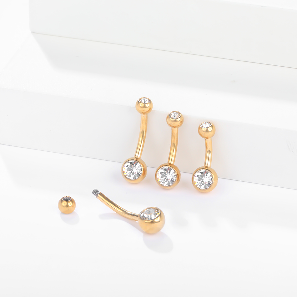 10Pcs/lot G23 Titanium Belly B - огляд і ціна Belly Bar Titanium