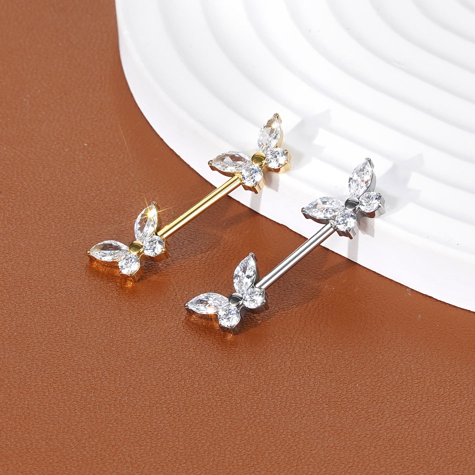 1Pc G23 Titanium Nipple Ring S - огляд і ціна Belly Bar Titanium