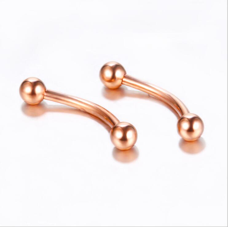 10pc/lot Eyebrow Piercing Curv - огляд і ціна Nipple Bar Curved