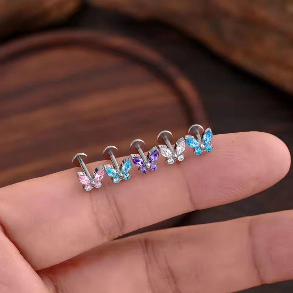 1PC G23 Titanium Butterfly Lab - огляд і ціна Body Jewelry Labret