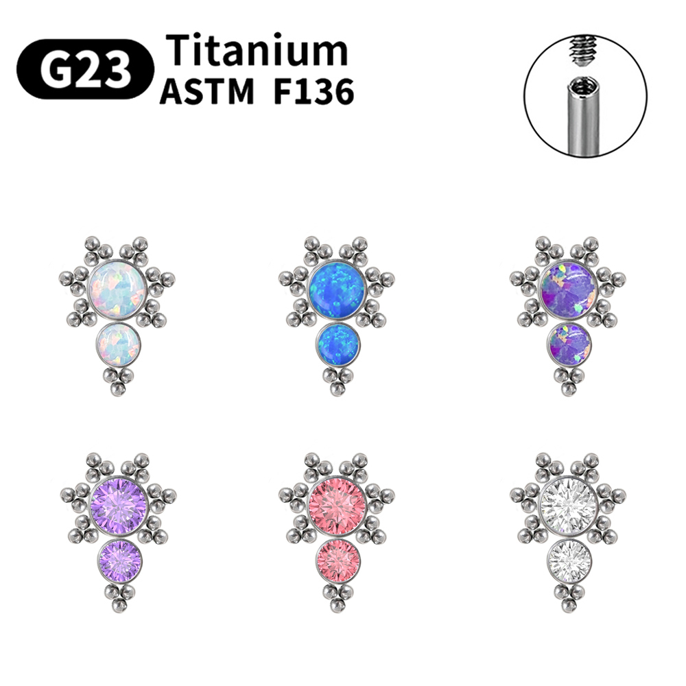 G23 Titanium Piercing Stud Ear - огляд і ціна Body Jewelry Labret