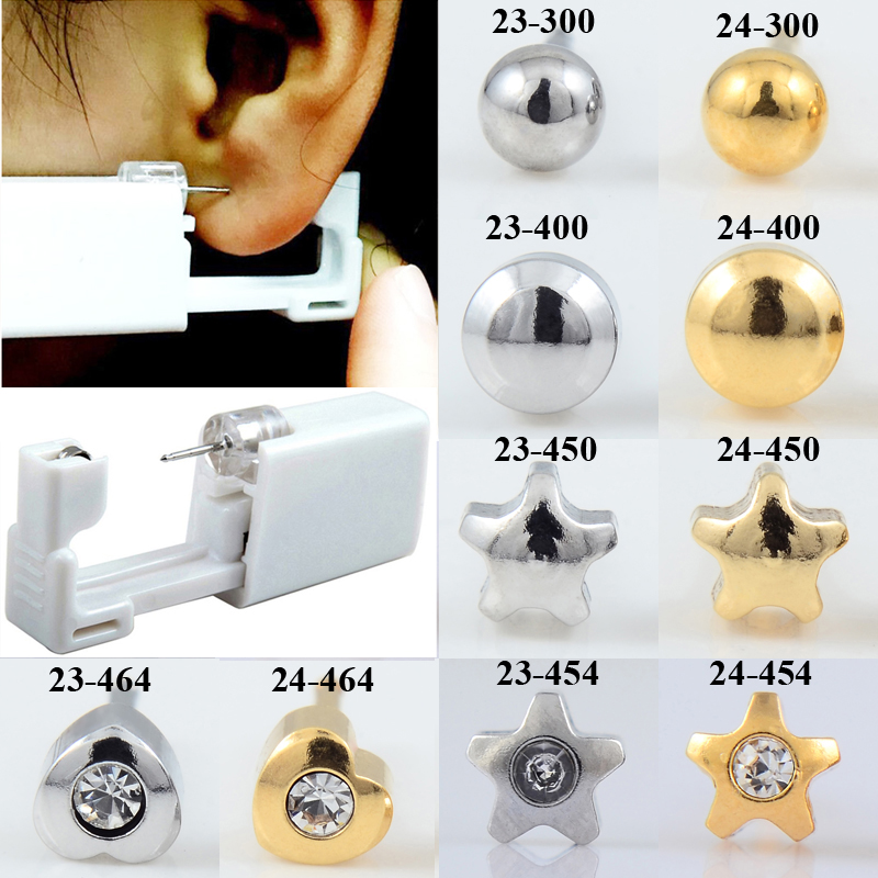 24pcs/Box No Pain Ear Piercing - огляд і ціна Body Jewelry Storage