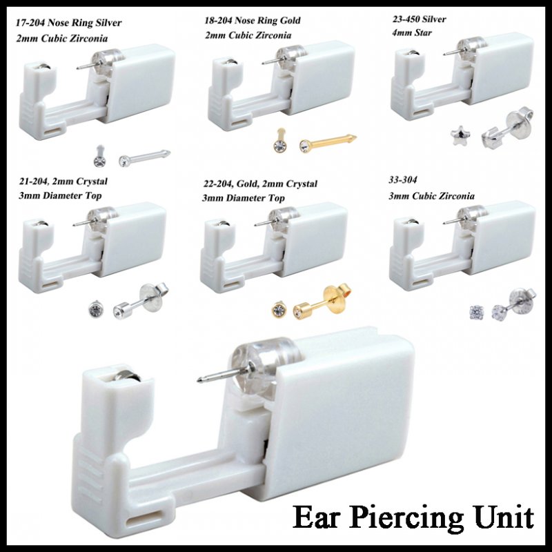 24pcs/Box No Pain Ear Piercing - огляд і ціна Body Jewelry Storage