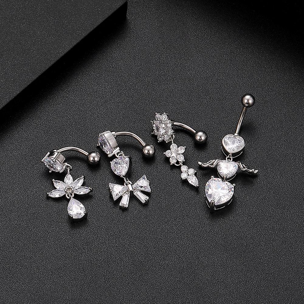 Reverse Curved 14G Belly Butto - огляд і ціна Belly Bar Titanium