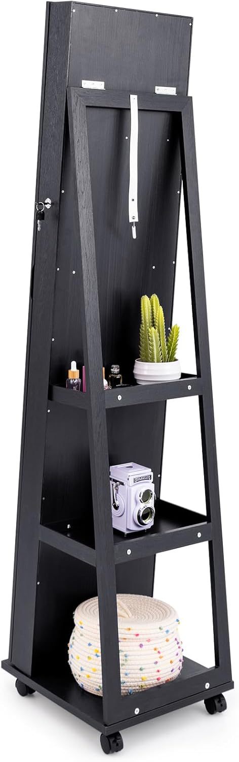 Solid wood rotating floor-stan - огляд і ціна Body Jewelry Storage