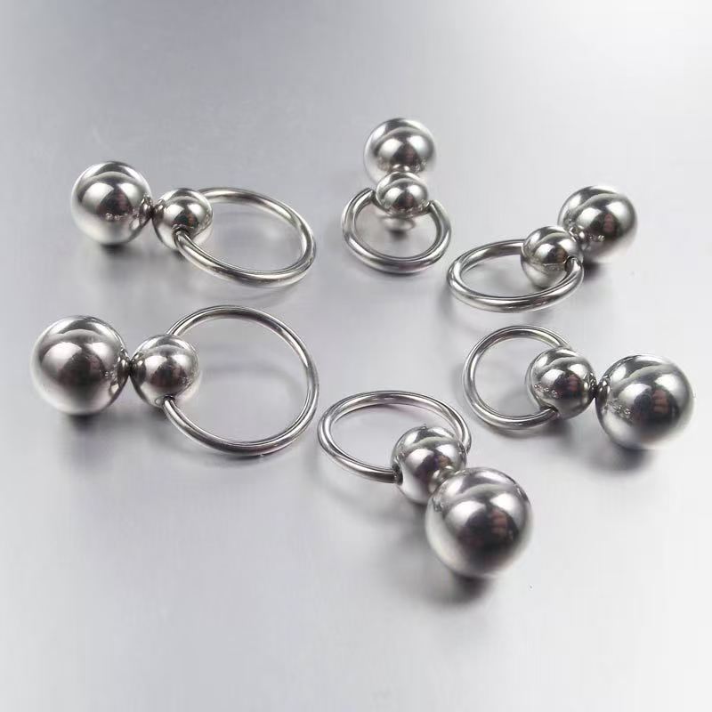 1Pcs Stainless Steel Double Ba - огляд і ціна Nipple Bar Curved
