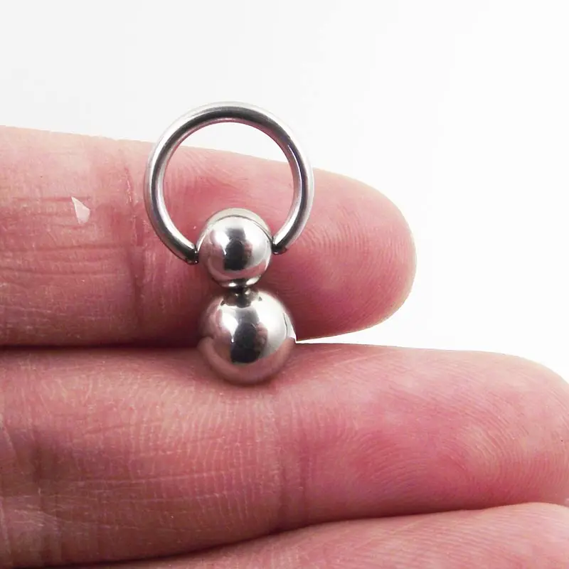 1Pcs Stainless Steel Double Ba - огляд і ціна Nipple Bar Curved