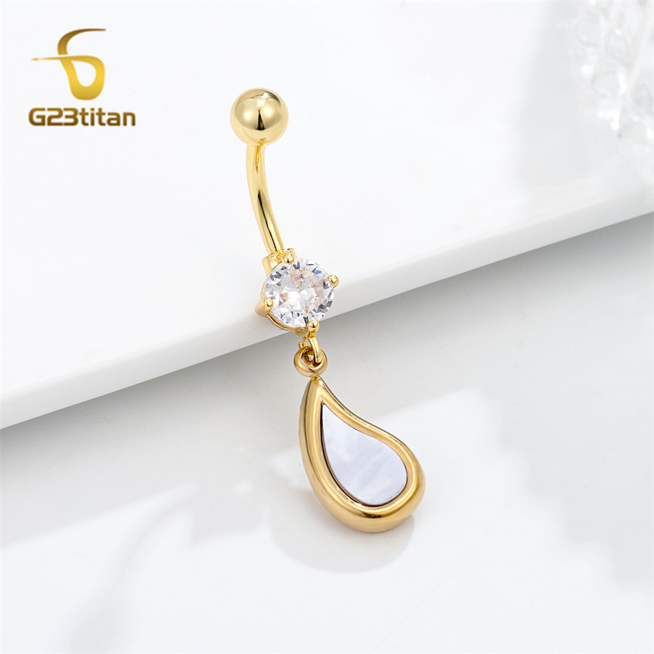 Elegant Stainless Steel Water  - огляд і ціна Belly Bar Titanium