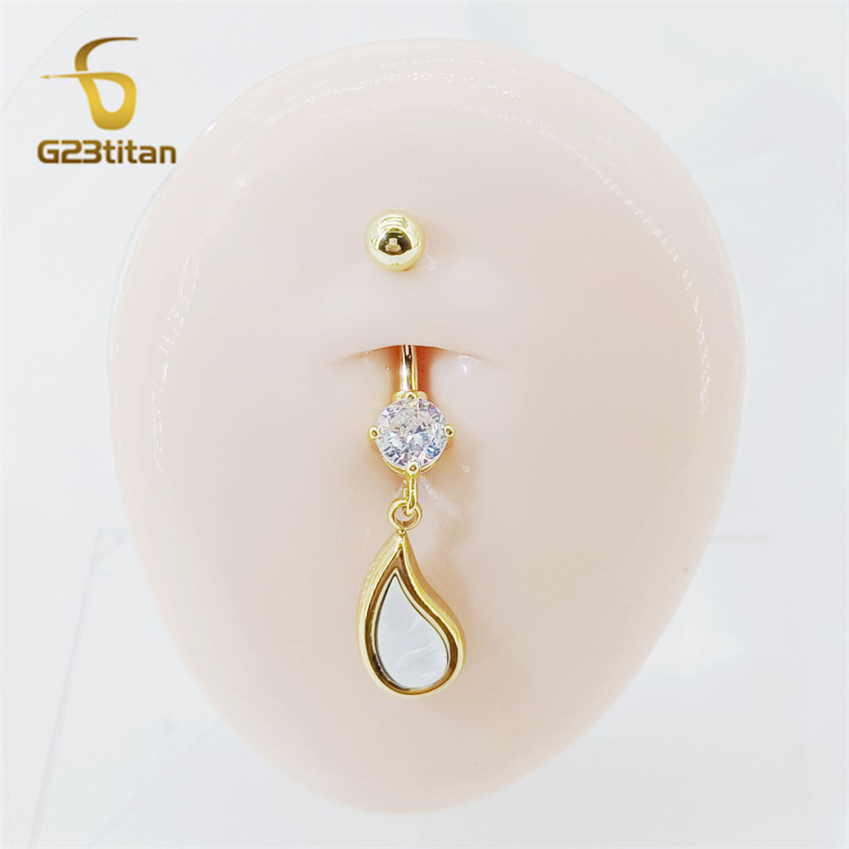 Elegant Stainless Steel Water  - огляд і ціна Belly Bar Titanium