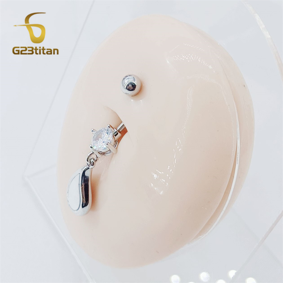 Elegant Stainless Steel Water  - огляд і ціна Belly Bar Titanium