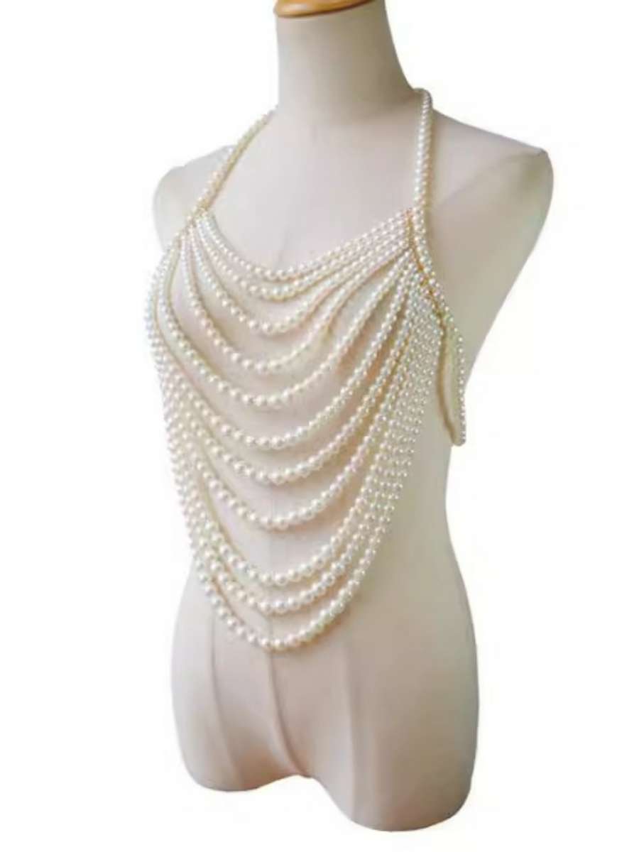Sexy Multi-Layer Pearl Necklac - огляд і ціна Body Jewelry Brands