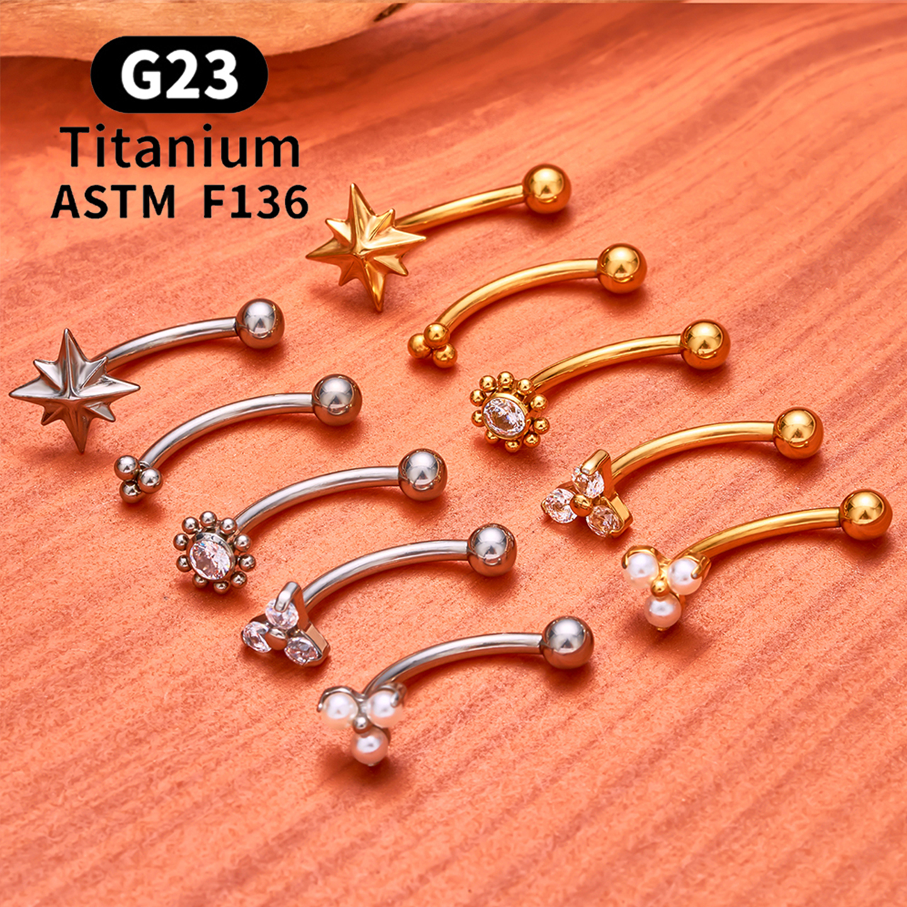 ASTM F136 Titanium Hexagram Ro - огляд і ціна Belly Bar Titanium